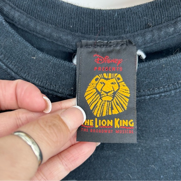 Vintage Disney Mens Spell Out The Broadway Musical The Lion King T-Shirt Size XL - Picture 3 of 5